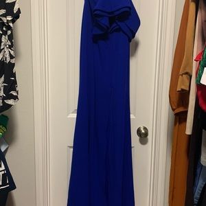 Lulus Royal Blue Evening Gown w/ side slit